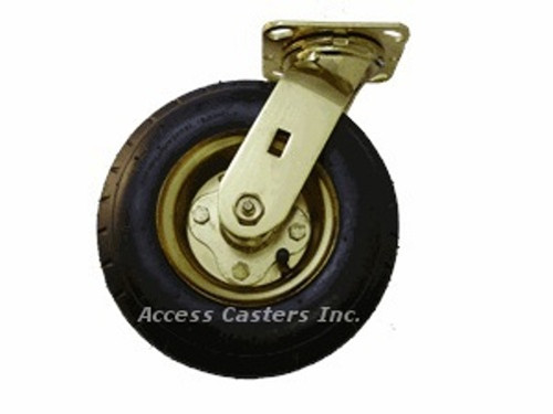 Brass swivel caster for Bellman's carts