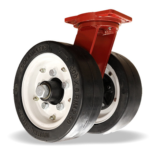 S-7712-SPRT Dual-Wheel Ground Support Swivel Caster from Hamilton