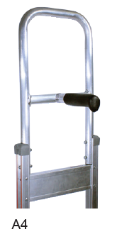 A4 B&P 55" Straight Loop Handle with Single Grip at 46 Inches