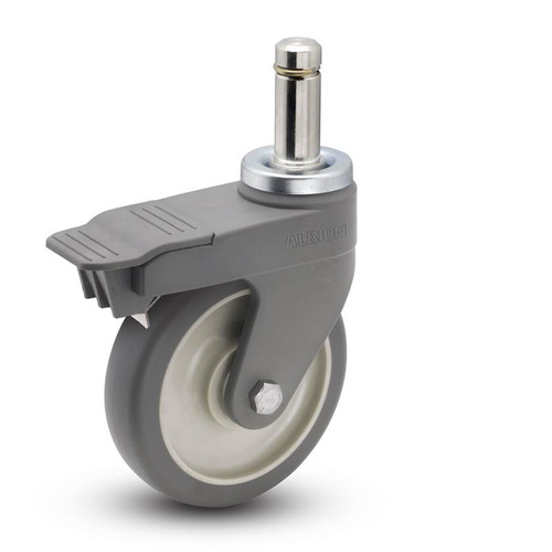PCXA05051ST-S54 5" Nylon Body Total Lock Caster with Wire Post Stem PCXA05051ST-S54 5" Nylon Body Total Lock Caster with Wire Post Stem