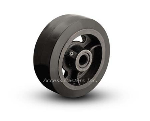 12 x 3 Rubber on Cast Iron Wheel 12 x 3 Rubber on Cast Iron Wheel