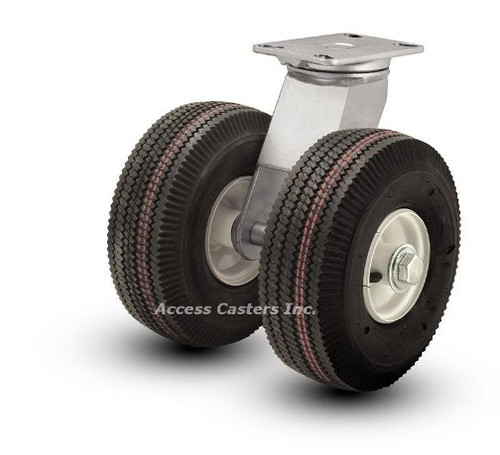 16PN290S 16" Dual Wheel Pneumatic Swivel Caster