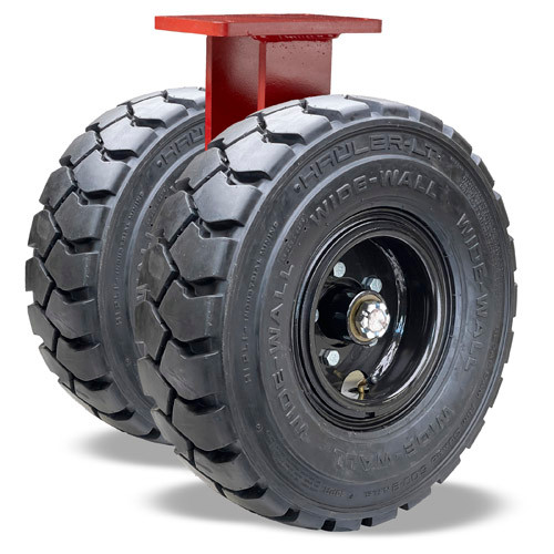 R-72210-PR  Hamilton 21 Inch Dual Wheel Pneumatic Rigid Caster, 7700 pound capacity