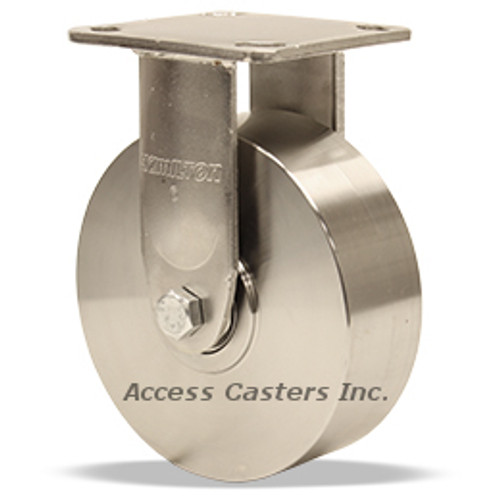 R-STA-6HSB 6" high temperature stainless steel rigid caster with stainless R-STA-6HSB 6" high temperature stainless steel rigid caster with stainless