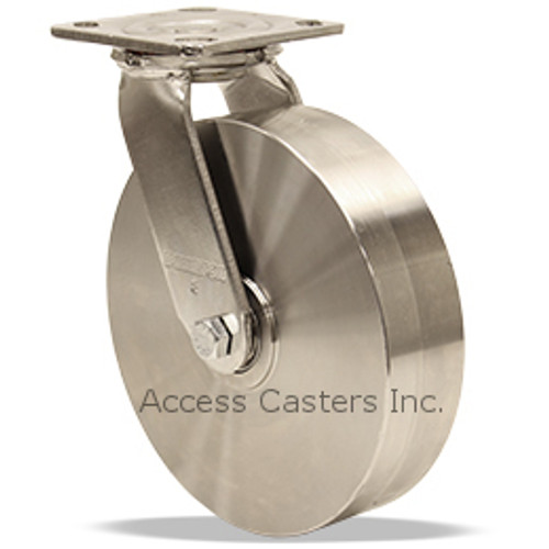 S-HSTA-8HSB 8" high temperature stainless steel caster with stainless steel S-HSTA-8HSB 8" high temperature stainless steel caster with stainless steel