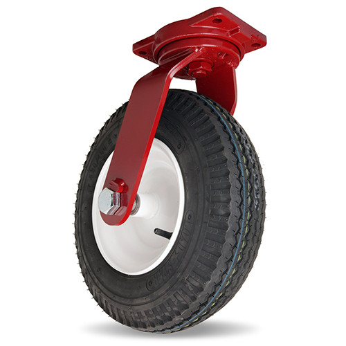 S-70250-PR 25" Hamilton Cush-N-Aire 7000 Swivel Plate Caster, Pneumatic Whe
