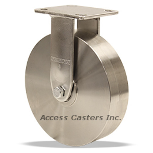 R-STA-8HSB 8" high temperature stainless steel rigid caster with stainless R-STA-8HSB 8" high temperature stainless steel rigid caster with stainless