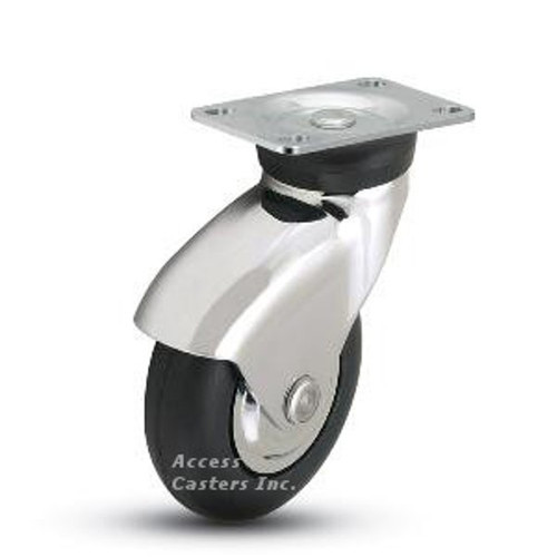 3 inch Neoprene Rubber Swivel Caster Wheel