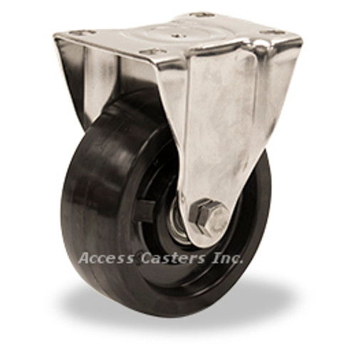 R-STL-3HCSB 3" high temperature stainless steel rigid caster with durathem R-STL-3HCSB 3" high temperature stainless steel rigid caster with durathem