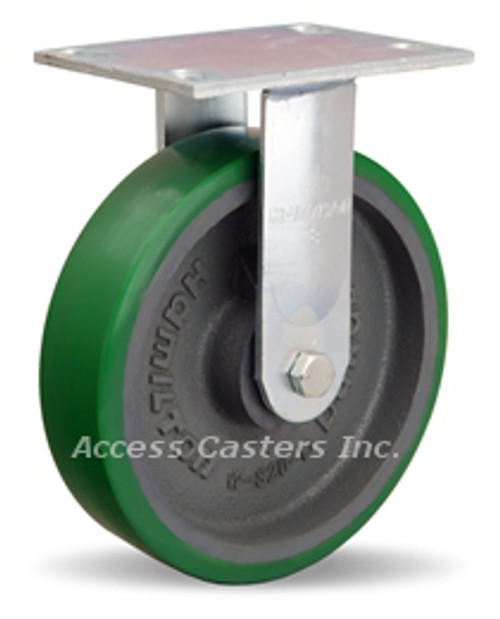 R-628-DB Hamilton 8" rigid caster with Duralast wheel