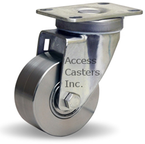 S-HSTL-3HSB 3" high temperature stainless steel swivel caster with metal wh S-HSTL-3HSB 3" high temperature stainless steel swivel caster with metal wh