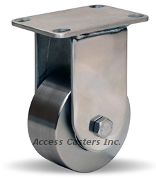 R-STL-3HSB 3" high temperature stainless steel rigid caster with metal whee R-STL-3HSB 3" high temperature stainless steel rigid caster with metal whee