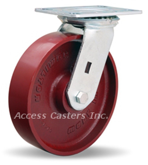 S-628-MB Hamilton 8" swivel caster with Metal wheel