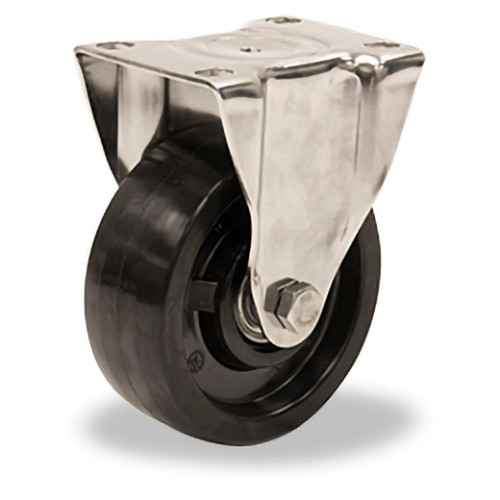 R-STL-4HCSB 4" high temperature stainless steel rigid caster with durathem wheel R-STL-4HCSB 4" high temperature stainless steel rigid caster with durathem wheel