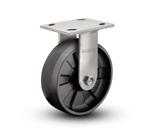6" Rigid Caster Maxim Wheel Precision Ball Bearing