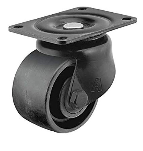 20PB03201S 3" Business Machine Swivel Plate Caster, Polyolefin Wheel