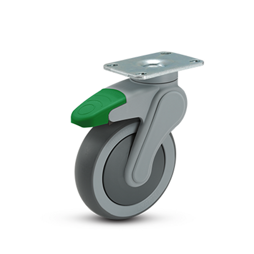 AV05QRP125DLTP01 5 Inch Avant Directional Lock Caster with Top Plate AV05QRP125DLTP01 5 Inch Avant Directional Lock Caster with Top Plate