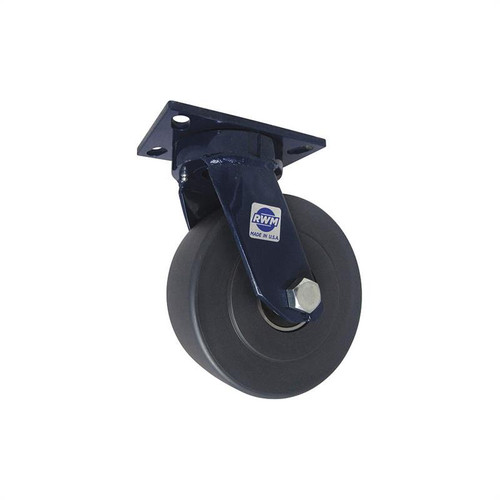 75-NYB-0830-S RWM 8 Inch Kingpliness Caster With Nylatron Wheel