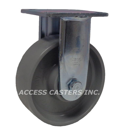 BEHS-POG 150K-14 Blickle 6" Rigid Caster POG Wheel Plate Caster Plain Bore