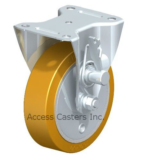 B-GTH 160K-TM Blickle 6" Rigid Caster Dead man brake GTH Wheel Plate Ball B