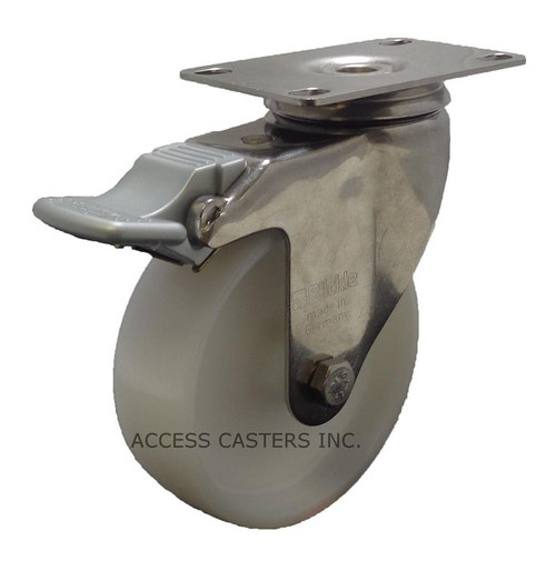 LKPXA-PO 101G-12-FI Blickle 4 in Stainless Swivel PO Wheel