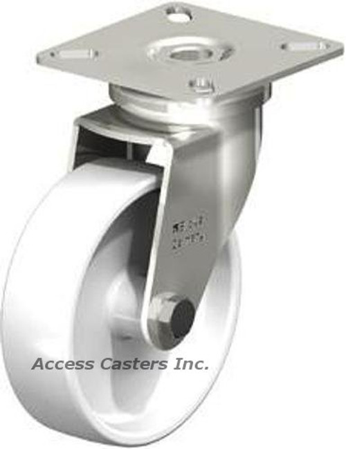 LPXA-PO-76G Blickle stainless steel swivel caster with 3 inch nylon wheel LPXA-PO-76G Blickle stainless steel swivel caster with 3 inch nylon wheel