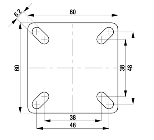 60MM x 60MM Plate Dimensions