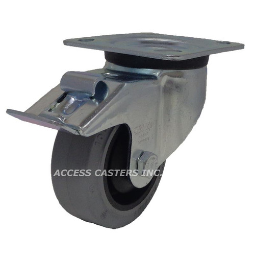 LK-POEV 82K-14-FI-SG Blickle 3 in Swivel Plate Caster POEV Wheel