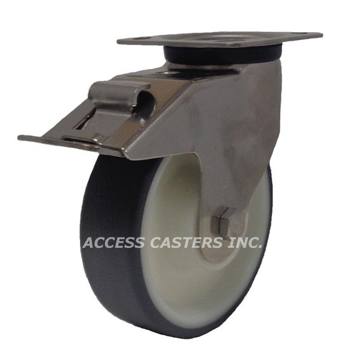 LEX-POTH 200XK-14-FI Blickle 8" Swivel Stainless Steel Caster POTH Brake