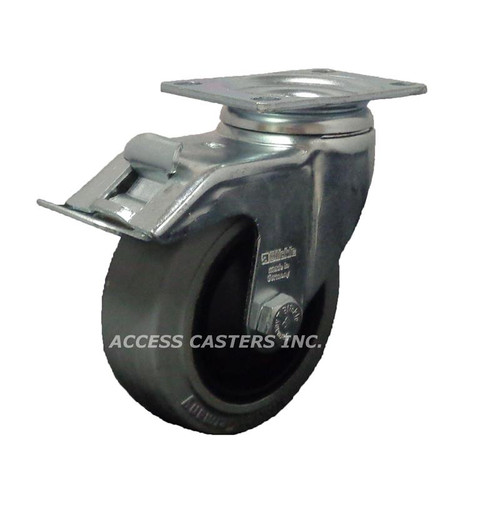 L-POEV 89K-12-FI-SG-FK Blickle 3" Swivel Plate Caster POEV Wheel Brake Ball