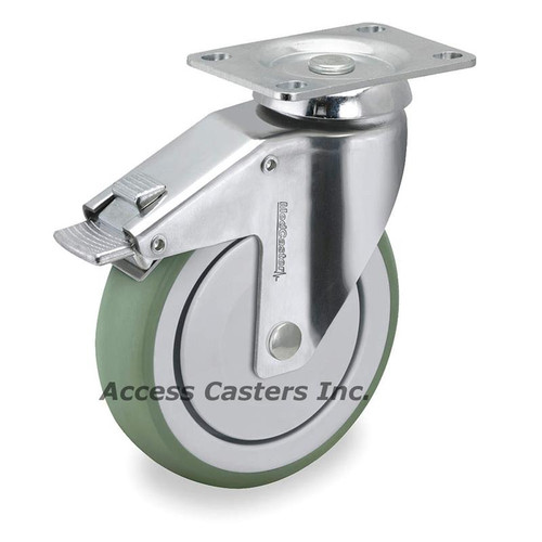 CH-03AMP-125-TL-TP01 3 Inch Antimicrobial Total Lock Caster with Top Plate CH-03AMP-125-TL-TP01 3 Inch Antimicrobial Total Lock Caster with Top Plate