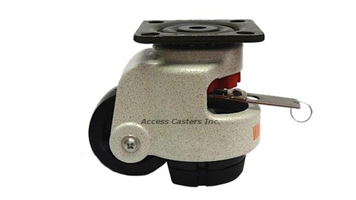 WMIWR-72PF 3 inch Leveling Caster Square Top Plate WMIWR-72PF 3 inch Leveling Caster Square Top Plate