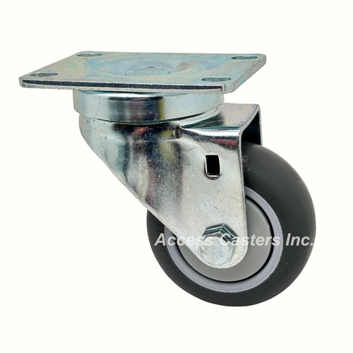 3P20NS 3" Swivel Caster Infiniti Wheel Top Plate