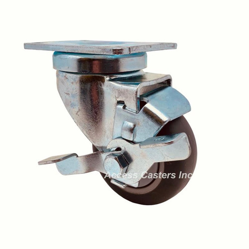 3 inch Swivel Soft Round Tred Caster Wheel with Brake 3 inch Swivel Soft Round Tred Caster Wheel with Brake