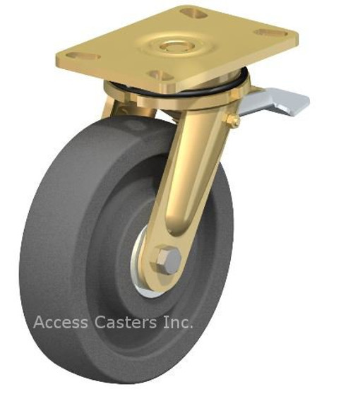 LS-SPOG 200K-16-ST Blickle 8" Swivel Caster SPOG Wheel Plate Ball Bearing B