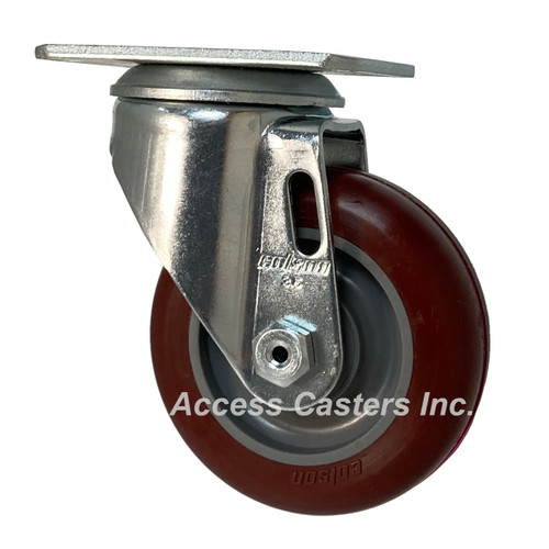 2.03256.95 3.5 Inch Colson Caster with Polyurethane HI-TECH Wheel