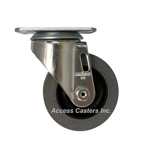 2.03256.445 COND Swivel caster with conductive rubber wheel