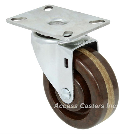 4DHTPHS 4 Inch Swivel Caster with High Temperature Phenolic Wheel 4DHTPHS 4 Inch Swivel Caster with High Temperature Phenolic Wheel