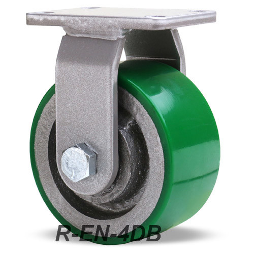 R-EN-4DB Endurance Rigid Caster with Polyurethane Wheel