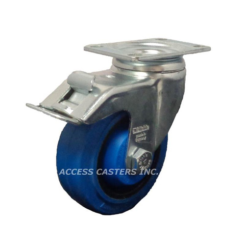 L-POEV 101K-12-FI-SB-FK Blickle 4" Swivel Plate Caster POEV Wheel Brake Bal