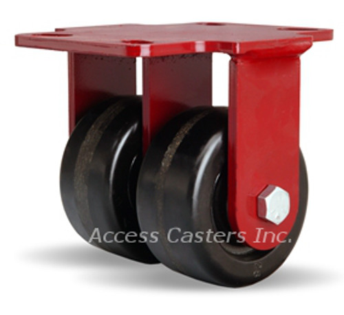 R-HS2-4P Hamilton Heavy Service Dual Wheel Rigid Caster