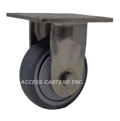 BKSX-TPA 102KD-14-FK Blickle 4" TPA Wheel Stanless Steel Rigid Plate Caster