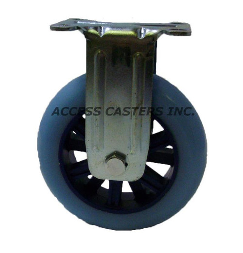 4TPLER 4" Rigid Blue PLE Caster
