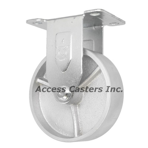 4D20SS-R 4" Light Duty Rigid Caster with Semi-Steel Wheel