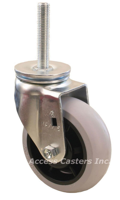 SE6553-M16-2X4-PROF-RB 5" Metric Stem Caster, M16-2 SE6553-M16-2X4-PROF-RB 5" Metric Stem Caster, M16-2