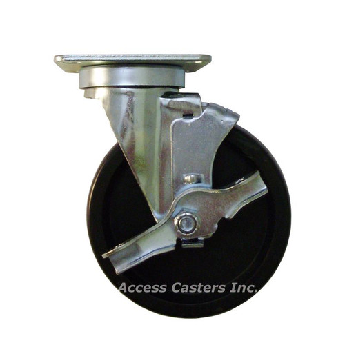 5" swivel caster with brake for Avantco Floor Fryers. Reference 359SPC5B 5" swivel caster with brake for Avantco Floor Fryers. Reference 359SPC5B
