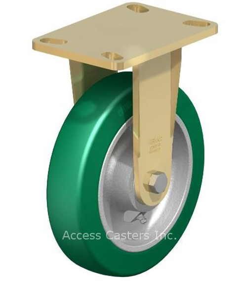 BS-GST 200K-16 Blickle 8" Rigid Caster GST Wheel Plate Ball Bearing