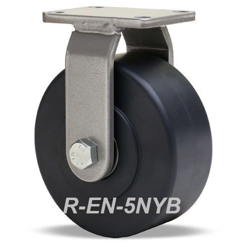 R-EN-5NYB Endurance Rigid Caster with Nylast Wheel