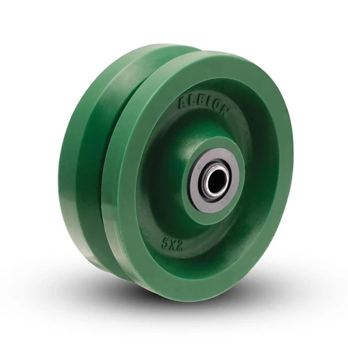 XV0520212 Albion 5" x 2" Polyurethane V-Groove Wheel