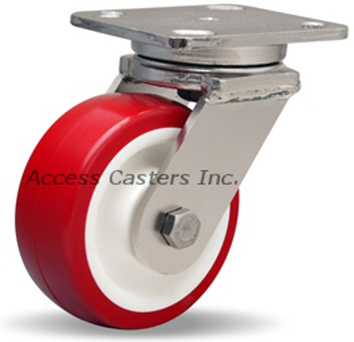 S-WHS-5NFZ 5 Inch Workhorse Stainless Steel Swivel Caster